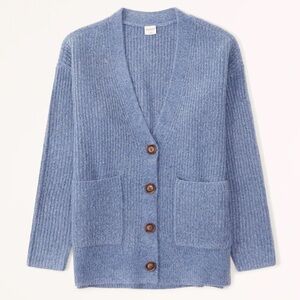 Abercrombie & Fitch Fluffy Oversized Cardigan